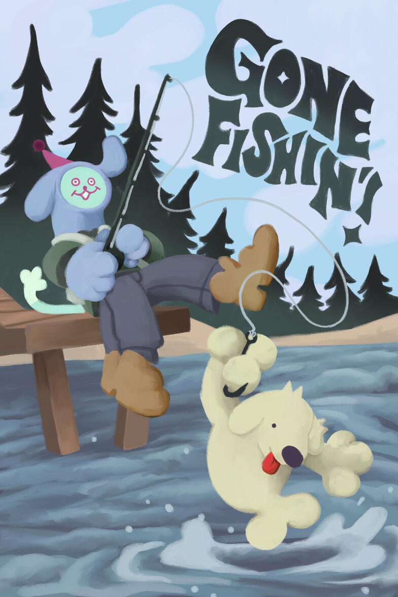 Fishing Postcard Design (2024)